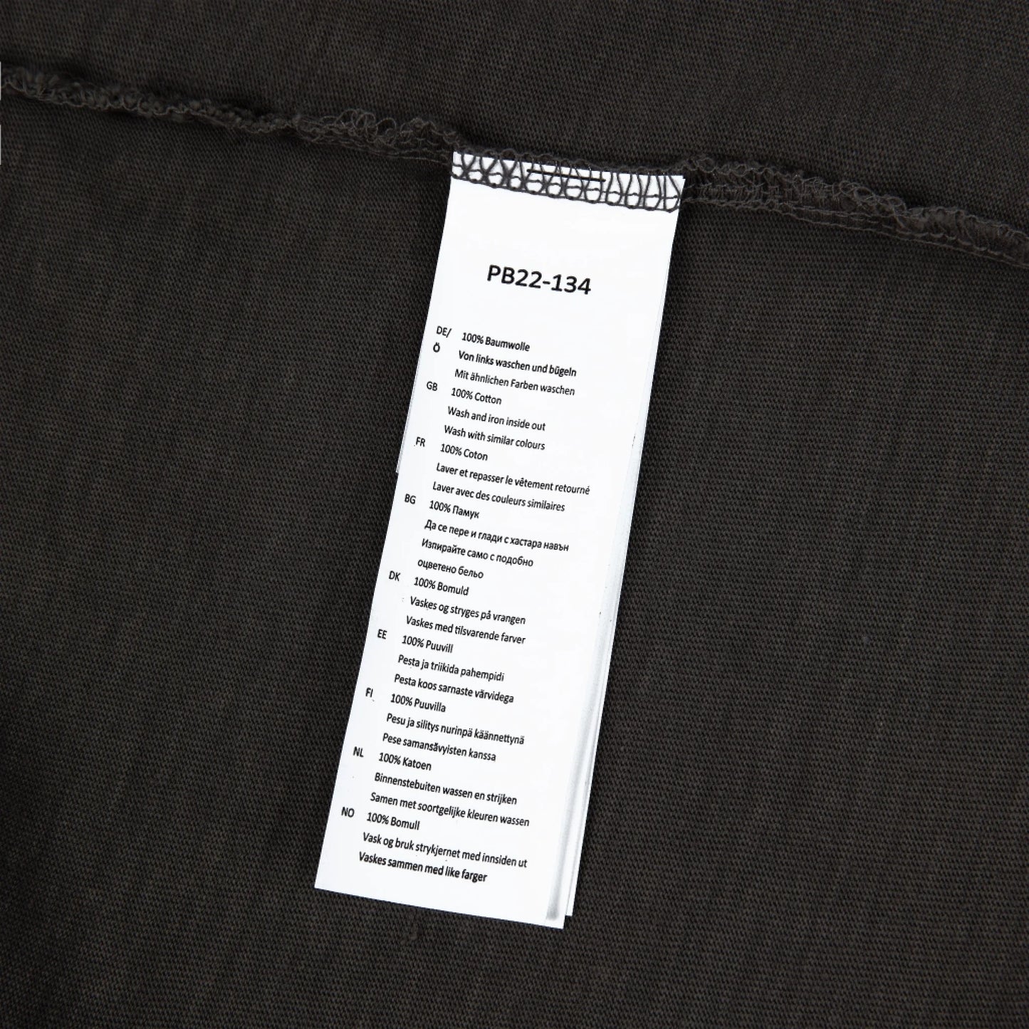 Ice Wolf - Heren Acid Washed Heavy Oversize T-shirt