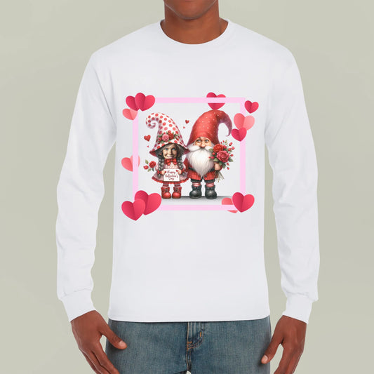 Unisex Valentinstags-Gnom Ultra Cotton Langarm