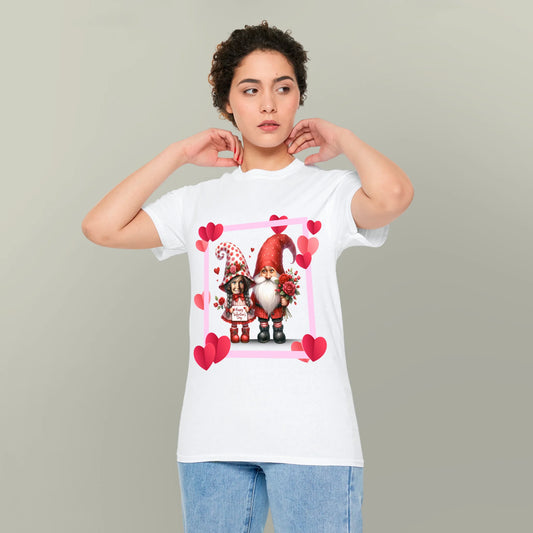 Unisex Gnome Valentine Softstyle T-shirt