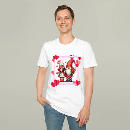 Unisex Gnome Valentine Softstyle T-Shirt