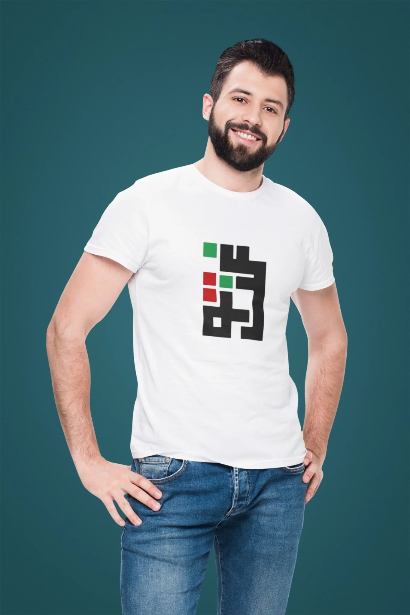 mockup-of-a-crewneck-t-shirt-featuring-a-smiling-man-at-a-studio-43894-r-el2